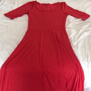 * Extra Small Coral LulaRoe Maxi Dress :)